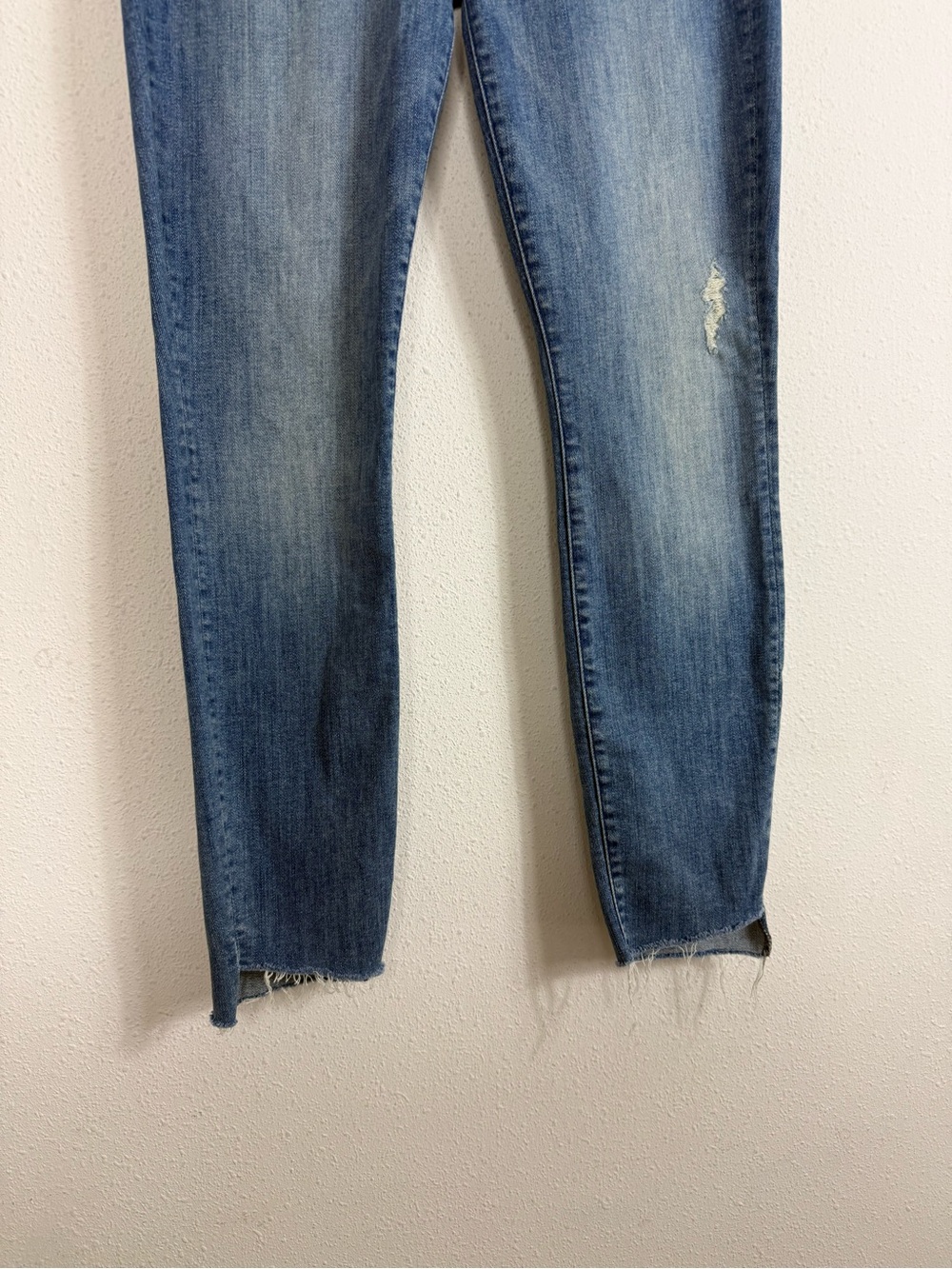 Mother THE LOOKER STEP ANKLE FRAY JEAN in Where There’s Smoke Sz 27 - Picture 4 of 8
